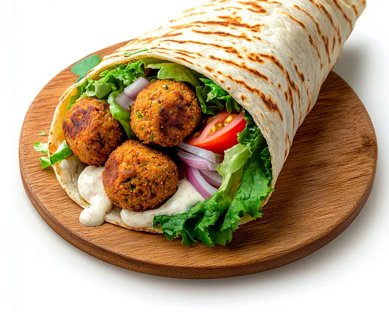 SHAWARMA EN PLATO DE FALAFEL