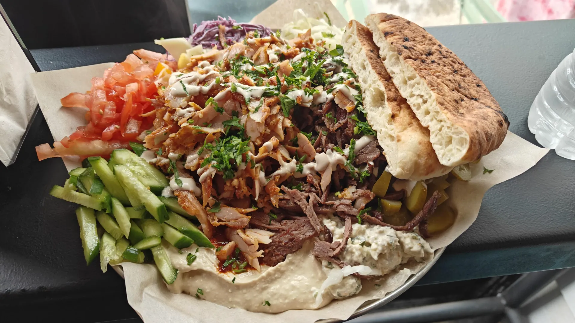SHAWARMA EN PLATO MIXTO